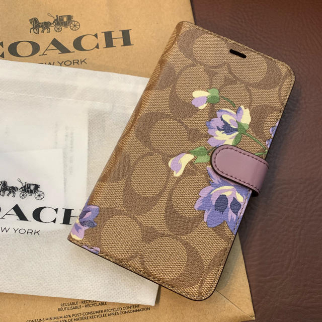 COACH - iPhone xr コーチ 手帳型ケースの通販 by きょん's shop｜コーチならラクマ