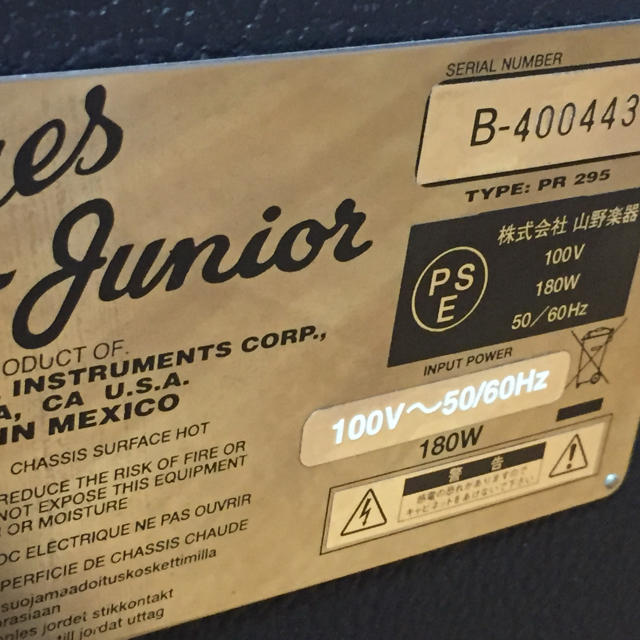 Fender Blues Junior フェンダー 山野楽器 正規品 美品