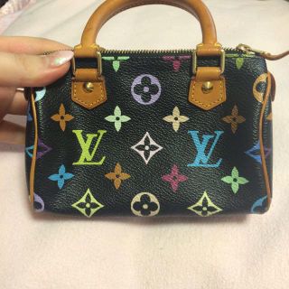 ルイヴィトン(LOUIS VUITTON)のヴィトンミニ♡スピーディ♡マルチカラー(ポーチ)