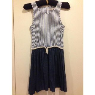 ザラキッズ(ZARA KIDS)のZara kids 夏用ワンピ 150cm前後用(ミニワンピース)