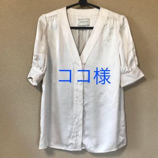 ユナイテッドアローズ(UNITED ARROWS)のVネック半袖ブラウス(シャツ/ブラウス(半袖/袖なし))