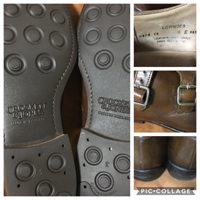 Crockett&Jones(クロケットアンドジョーンズ)のクロケット＆ジョーンズ ダブルモンク 25センチ メンズの靴/シューズ(ドレス/ビジネス)の商品写真