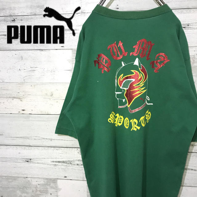 PUMA(プーマ)の【レア】プーマ PUMA☆ビッグロゴ プリントワンポイント Tシャツ メンズのトップス(シャツ)の商品写真