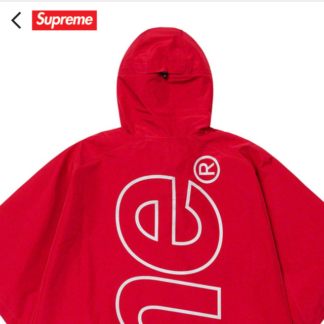 Supreme - Supreme GORE-TEX Poncho 赤 L/XL 新品未開封の通販 Supreme - Supreme GORE-TEX Poncho 赤 L/XL 新品未開封の通販