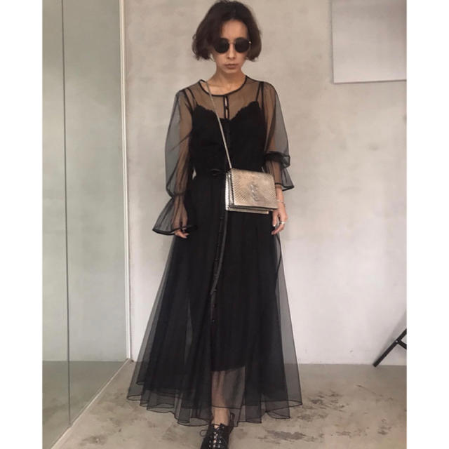 値下げ！Amerivintage TULLE SEE-THROUGH DRESS