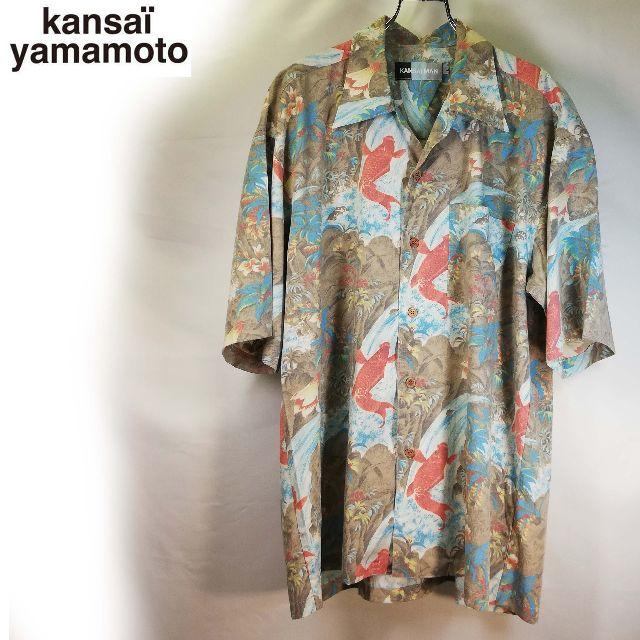 Kansai Yamamoto(カンサイヤマモト)のKANSAI MAN 開襟シャツ カンサイ 山本寛斎 メンズのトップス(シャツ)の商品写真