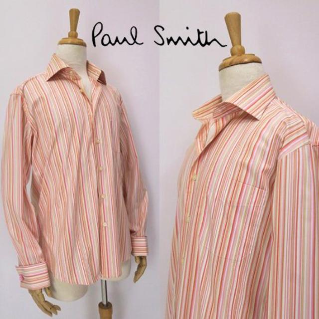 Paul Smith(ポールスミス)のイタリア製生地◎PaulSmith　マルチストライプ カフス袖シャツ メンズのトップス(シャツ)の商品写真