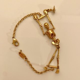 ヴィヴィアンウエストウッド(Vivienne Westwood)の値下げ！Vivienne Westwood スカル ブレスレット　美品(ブレスレット/バングル)