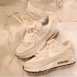 ナイキ(NIKE)のNIKE AIR MAX 90 ベージュ23.5cm(スニーカー)