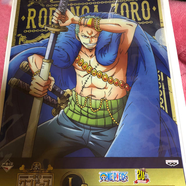 BANPRESTO(バンプレスト)のONE PIECE20周年記念 ゾロ エンタメ/ホビーのアニメグッズ(クリアファイル)の商品写真