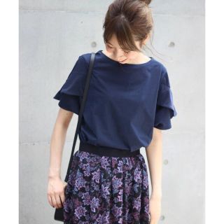 スピックアンドスパン(Spick & Span)の美品♡Spick&Span＊フリルスリーブT(Tシャツ(半袖/袖なし))