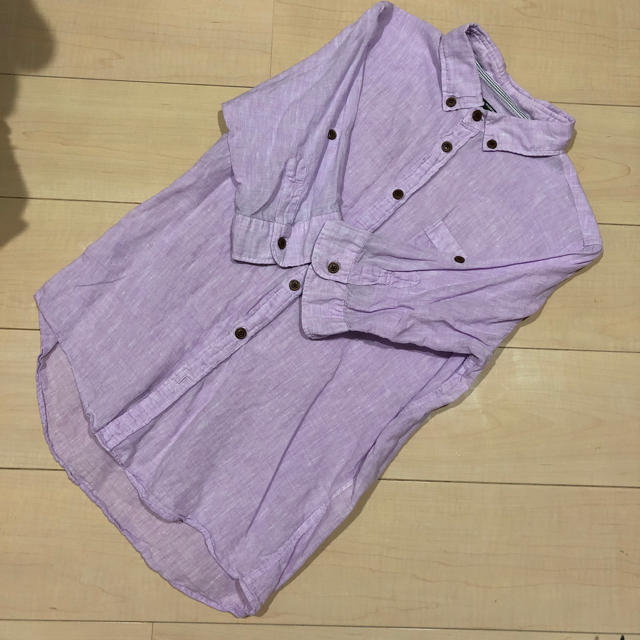 TAKEO KIKUCHI(タケオキクチ)のTK 七分袖シャツ 薄紫 メンズのトップス(Tシャツ/カットソー(七分/長袖))の商品写真