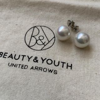 ビューティアンドユースユナイテッドアローズ(BEAUTY&YOUTH UNITED ARROWS)のパール ピアス 未使用(ピアス)