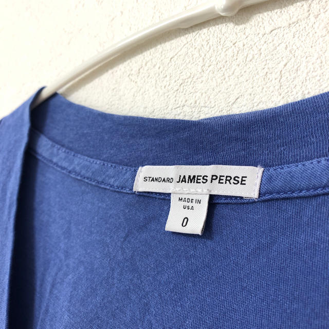 JAMES PERSE(ジェームスパース)の【美品】JAMES PERSE Tシャツ ブルー レディースのトップス(Tシャツ(半袖/袖なし))の商品写真