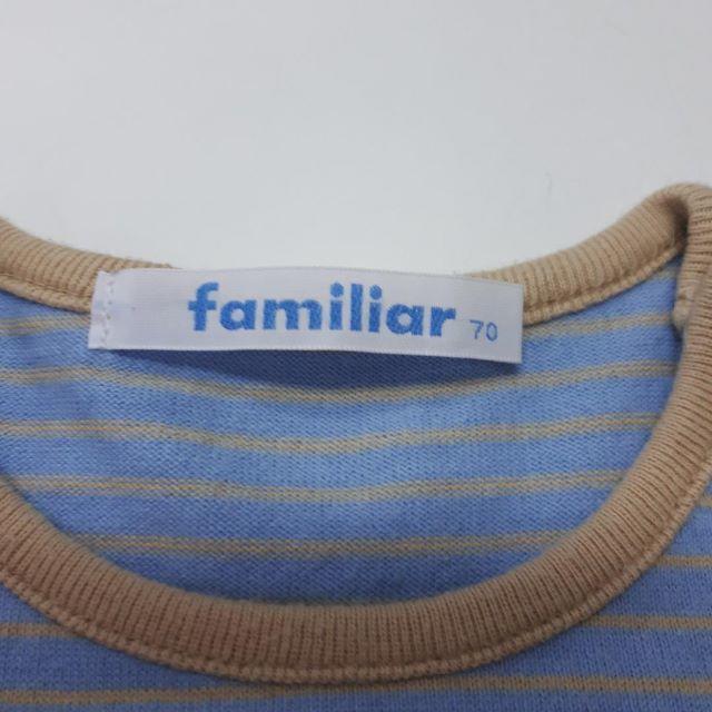 familiar(ファミリア)のファミリア　カットソー　70ｃｍ キッズ/ベビー/マタニティのベビー服(~85cm)(Ｔシャツ)の商品写真