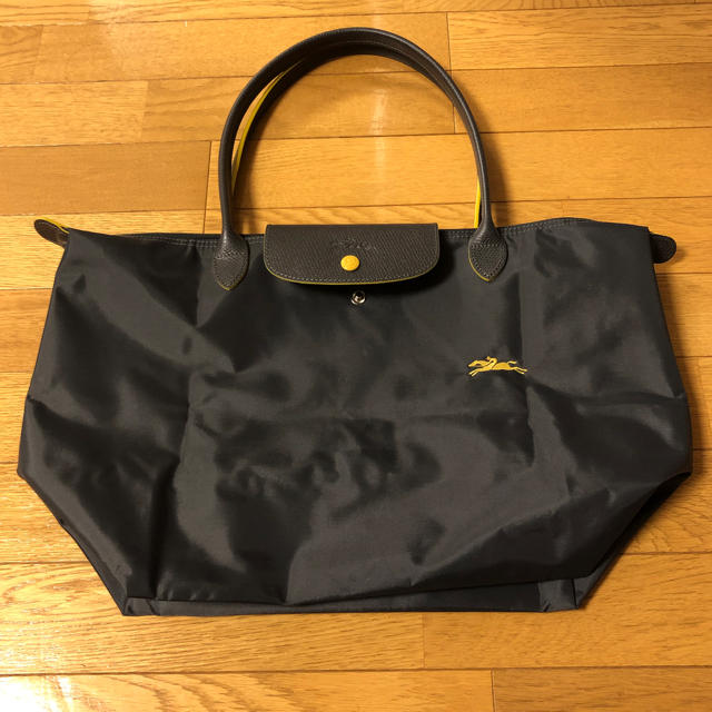 新品 LONGCHAMP ロンシャントートバッグ ガンメタル Lサイズ