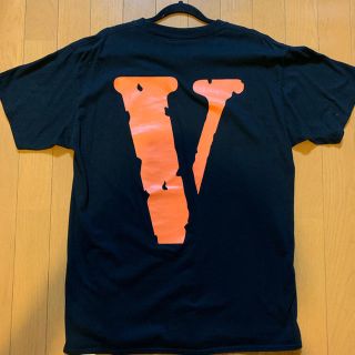 シュプリーム(Supreme)のvlone ヴィーロン 黒オレンジ 確実正規品 サイズL(Tシャツ/カットソー(半袖/袖なし))