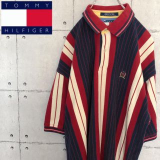 トミーヒルフィガー(TOMMY HILFIGER)のかびるんるん様専用 90's 【レア】旧タグ トミーヒルフィガー  ポロシャツ(ポロシャツ)