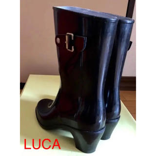 ルカ(LUCA)の値下げ☆☆LUCA/atelier brugge黒レインブーツ☆M(レインブーツ/長靴)