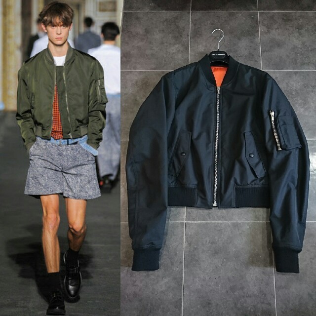 KRIS VAN ASSCHE KRISVANASSCHE15ss ショート丈ma-1ブルゾンの通販 by シノギ's  shop｜クリスヴァンアッシュならラクマ