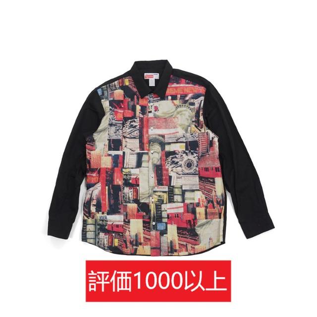 Supreme CDG Patchwork Button Up Shirt M