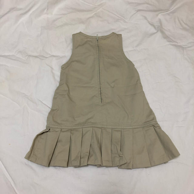 Ralph Lauren(ラルフローレン)のRalph Lauren ラルフローレン キッズ ベージュ プリーツ ワンピース キッズ/ベビー/マタニティのキッズ服女の子用(90cm~)(ワンピース)の商品写真