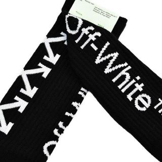 オフホワイト(OFF-WHITE)のOFF-WHITE オフホワイト ARROWS SOCKS ソックス/ブラック(ソックス)