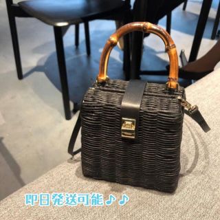 ザラ(ZARA)のZARA ミノディエールバッグ(かごバッグ/ストローバッグ)