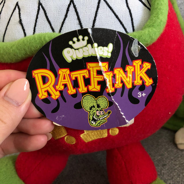 ラットフィンク R.F. RATFINK ratfink ぬいぐるみ アメリカン エンタメ/ホビーのおもちゃ/ぬいぐるみ(キャラクターグッズ)の商品写真