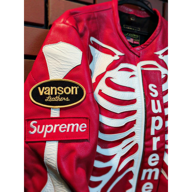 supreme vanson ライダース 新品未使用タグ付き