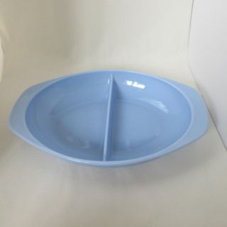 パイレックス(Pyrex)のオールドパイレックス　ディバイデッドディッシュ　ブルーベル　プレート(食器)