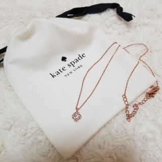 ケイトスペードニューヨーク(kate spade new york)のお値下げ！kate spade　ピンクゴールドのネックレス(ネックレス)