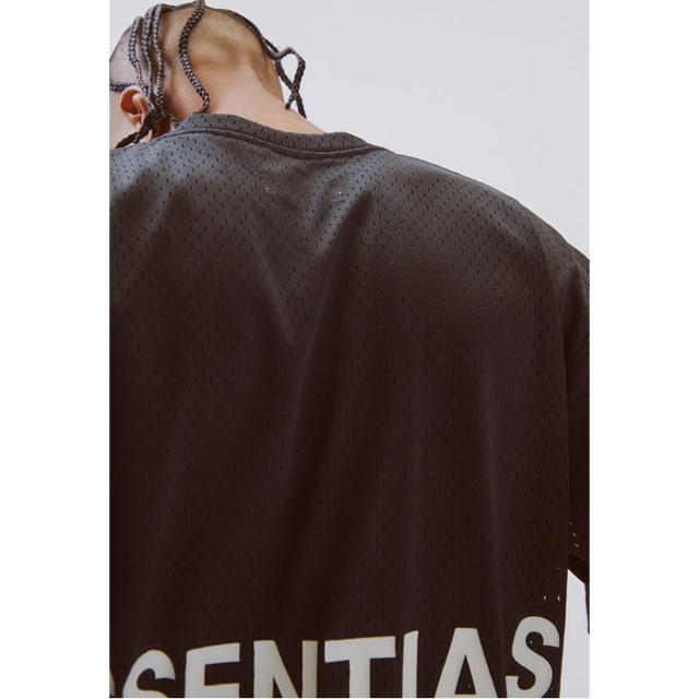 fog essentials Vネックメッシュ半袖Tシャツ Lサイズ 黒 新品
