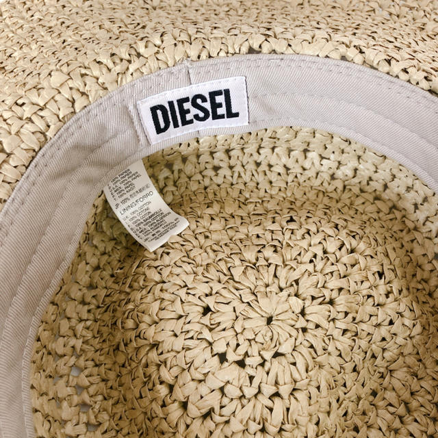 DIESEL(ディーゼル)のdiesel ディーゼル 麦わら帽子 ストローハット レディースの帽子(麦わら帽子/ストローハット)の商品写真