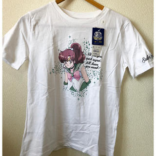 ジーユー(GU)の新品 タグ付き セーラームーン Tシャツ ジュピター(Tシャツ(半袖/袖なし))