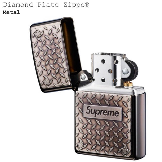 Supreme(シュプリーム)のSupreme Diamond Plate Zippo®️ メンズのアクセサリー(その他)の商品写真