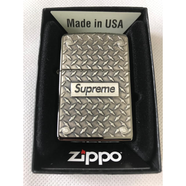 19Supreme Diamond Plate Zippoジッポライター