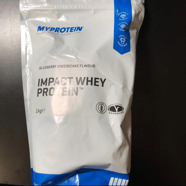 MYPROTEIN(マイプロテイン)のマイプロテイン ホエイプロテイン ブルーベリーチーズケーキ 1kg 食品/飲料/酒の健康食品(プロテイン)の商品写真