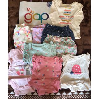 ギャップ(GAP)のgap ベビー服  女の子 60〜70 9点(ロンパース)