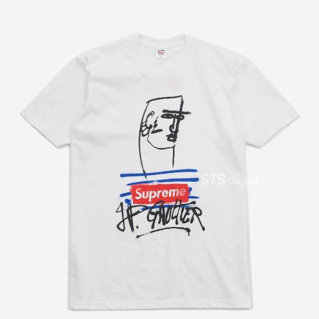 Tシャツ/カットソー(半袖/袖なし)supreme jean paul gaultier tee white L