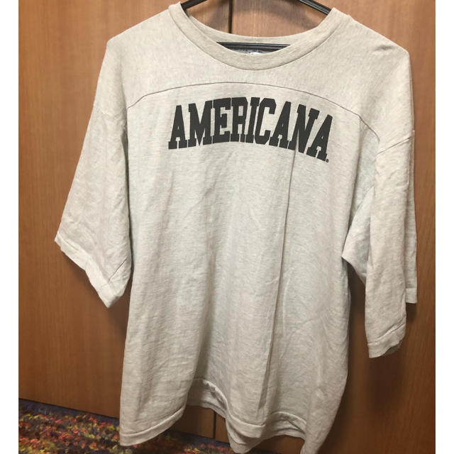 AMERICANA(アメリカーナ)のアメリカーナ ロゴTシャツ レディースのトップス(Tシャツ(半袖/袖なし))の商品写真