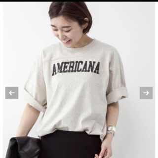 アメリカーナ(AMERICANA)のアメリカーナ ロゴTシャツ(Tシャツ(半袖/袖なし))