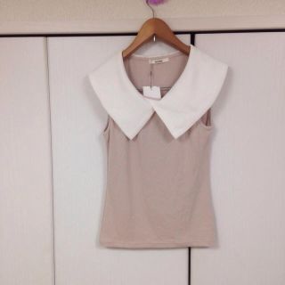 スナイデル(SNIDEL)のsnidel 襟付きノースリーブ(Tシャツ(半袖/袖なし))