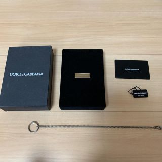 ドルチェアンドガッバーナ(DOLCE&GABBANA)のDOLCE&GABBANA D&Gロゴ入りリング　ネックレス シルバー(ネックレス)