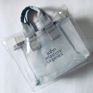 ジョンマスターオーガニック(John Masters Organics)のジョンマスター スパバッグ☆ビニール/メッシュ/グレー(その他)