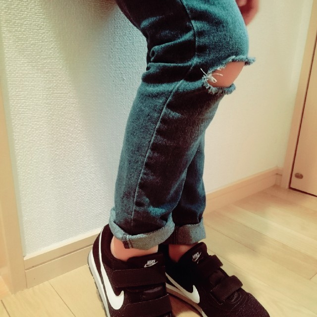 Branshes(ブランシェス)のhah様★branshes 130cm ダメージスキニー👖 キッズ/ベビー/マタニティのキッズ服女の子用(90cm~)(パンツ/スパッツ)の商品写真