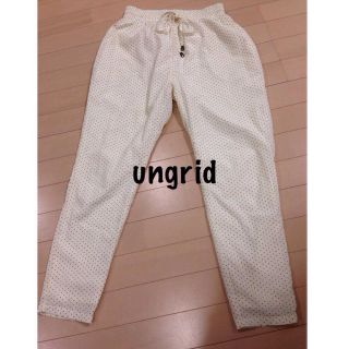 アングリッド(Ungrid)のりんご様専用ドットラフパンツ(カジュアルパンツ)