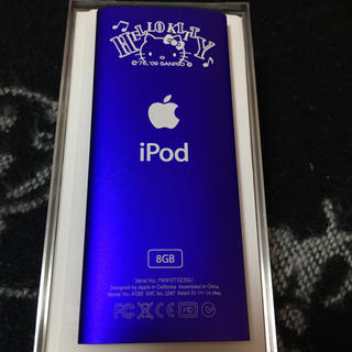 ハローキティ(ハローキティ)のハローキティ iPod nano 8GB(ポータブルプレーヤー)