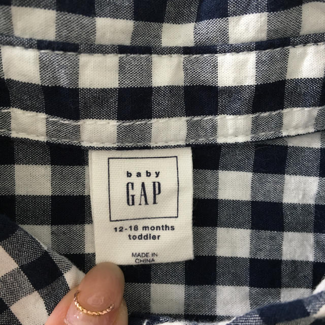 babyGAP(ベビーギャップ)のGAP チェックシャツ キッズ/ベビー/マタニティのベビー服(~85cm)(シャツ/カットソー)の商品写真