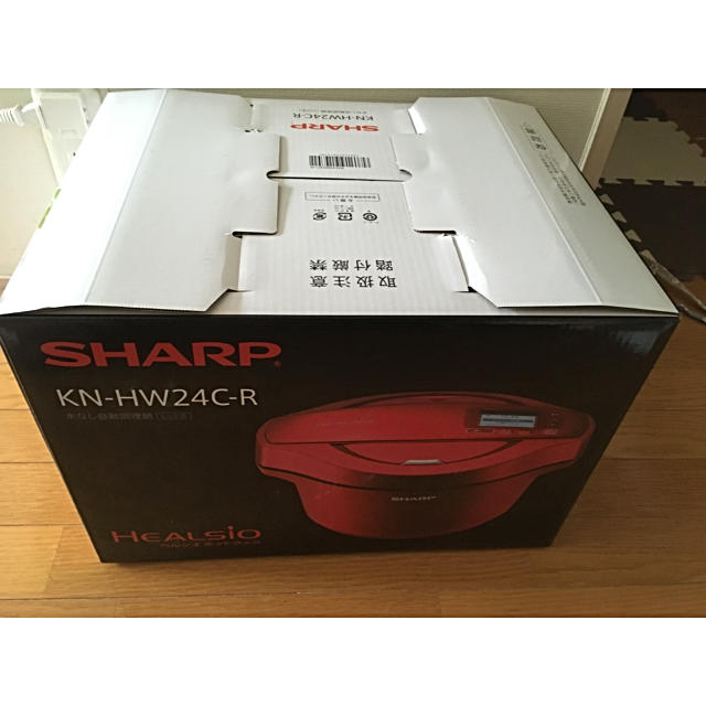 SHARP ヘルシオホットクック KN-HW24C-R 調理家電 SHARP ヘルシオホットクック KN-HW24C-R 調理家電